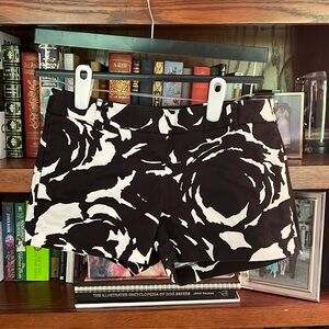 JCrew black and white shorts